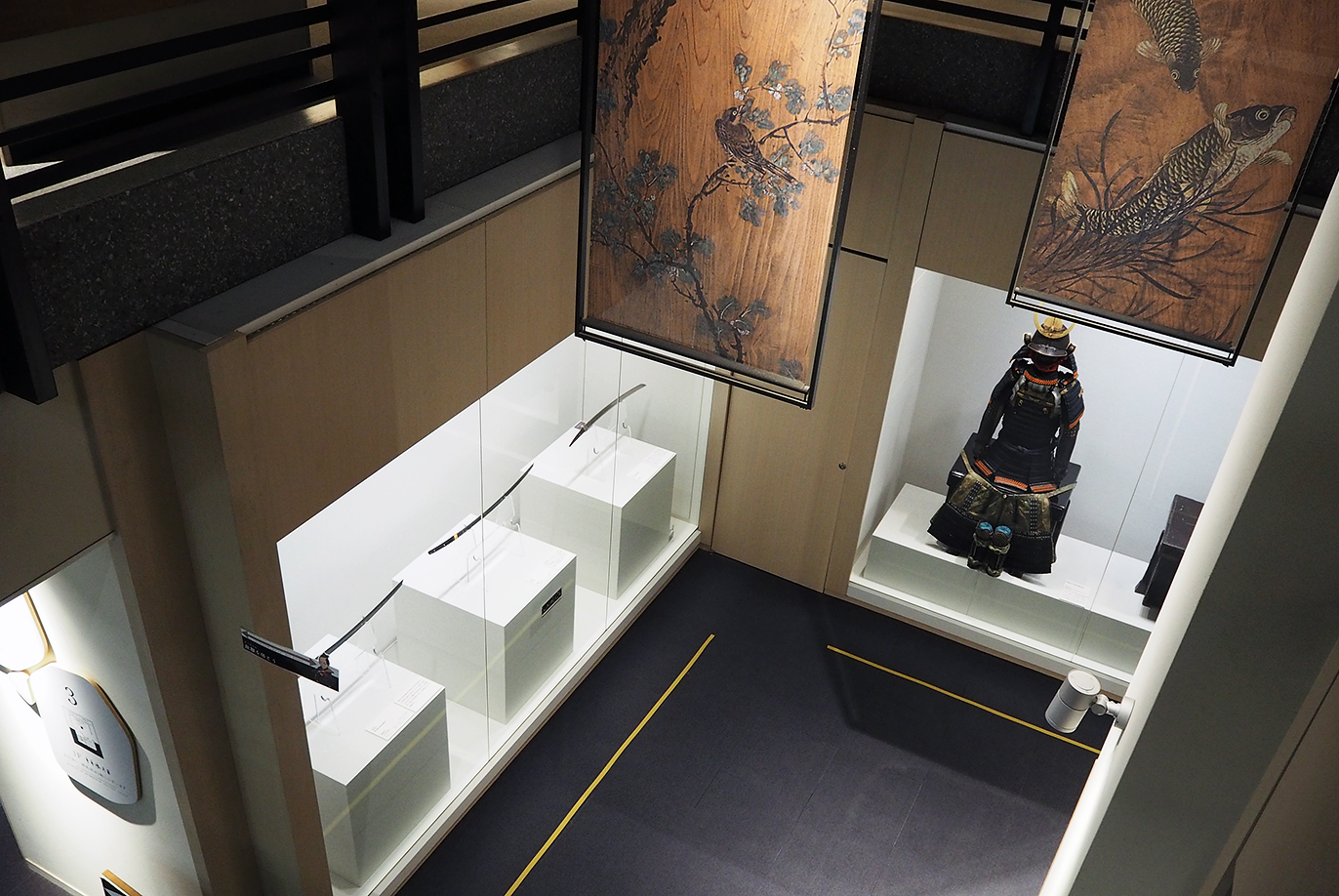 小田原城の歴史を学べる天守閣内の展示室